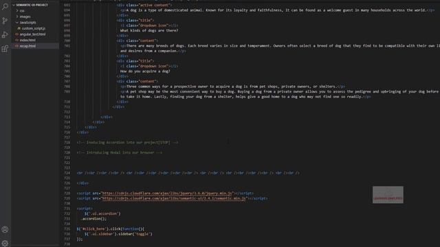 Semantic UI Tutorial| Sidebar Toggle in UI Semantic Final Part| Framework tutorial for Beginners смотреть онлайн