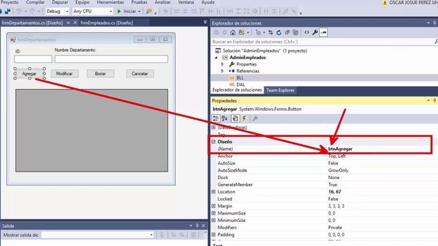 Windows form c# y SQL Server (5) - Administrador de empleados (Clase Departamento BLL) смотреть онлайн