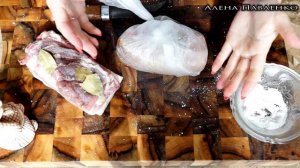 Как приготовить вкусное варёное САЛО в ПАКЕТЕ. Рецепт сала с прослойкой! ??