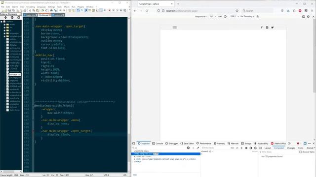 Easily mobile navigation without plugins WordPress | Простая верстка моб. меню без плагинов смотреть онлайн