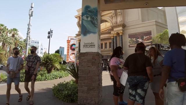 Las Vegas Strip Walking Tour 5/14/21, 4:00 PM смотреть онлайн