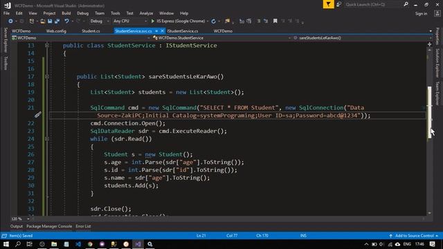 WCF Service as JSON (Creation and Deployment/Publishing) in URDU/HINDI !! смотреть онлайн