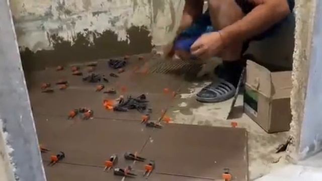 Укладка плитки на пол,по диагонали смотреть онлайн