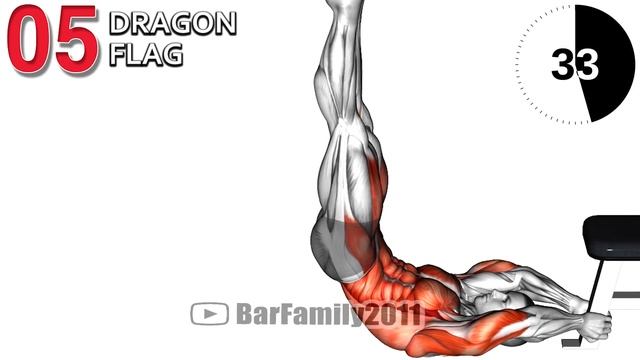Тренировки Брюса Ли для Пресса (фирменные упражнения для пресса). 22-дневная тренировка пресса. смотреть онлайн