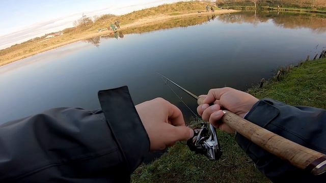 Форель! Рыбалка в Дании, блесна которую сделал три года назад и резина от друга . смотреть онлайн