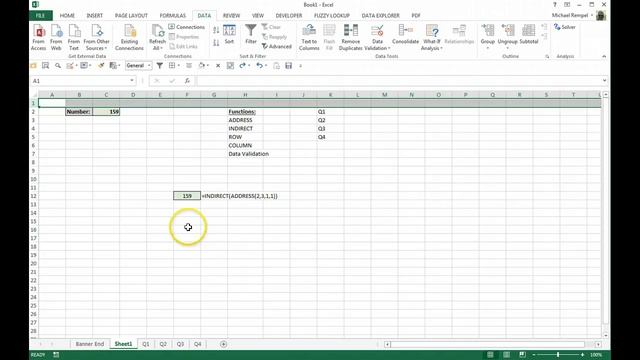 Using The ADDRESS Function In #Excel смотреть онлайн