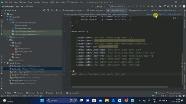 How to Make a Wallpaper App for Android Studio with Firebase Integration - Step by Step Tutorial✅ смотреть онлайн
