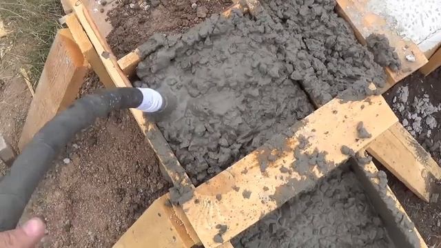 Вибратор для бетона ODWERK BVR 400 Часть 2 работа