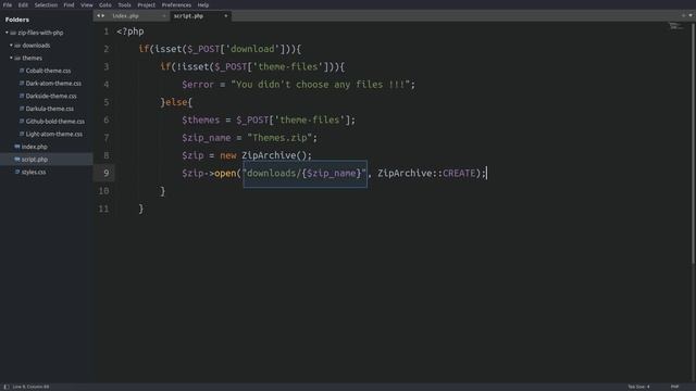 How to zip compress files with php. смотреть онлайн