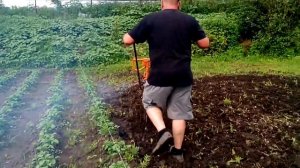 Мотокультиватор из бензопилы "Дружба" своими руками. Ходовые испытания.