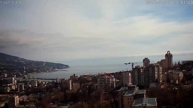 Онлайн Камера - Ялта, Крым. День 2017-02-27 за 7 минут смотреть онлайн