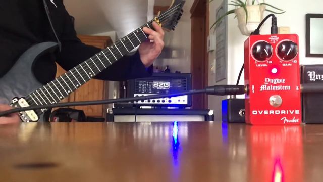 Fender Yngwie Malmsteen Overdrive high gain test . смотреть онлайн
