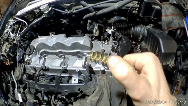 Ставлю форсунки HONDA CR-V 2005 ДИЗЕЛЬ i-CDTi двигун N22A2 смотреть онлайн