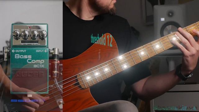 Boss BC1X Bass Kompressor Demo - No Talking