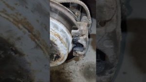Лифан Х60 снятие ступицы заднего колеса. Lifan x60 removing the rear wheel hub.