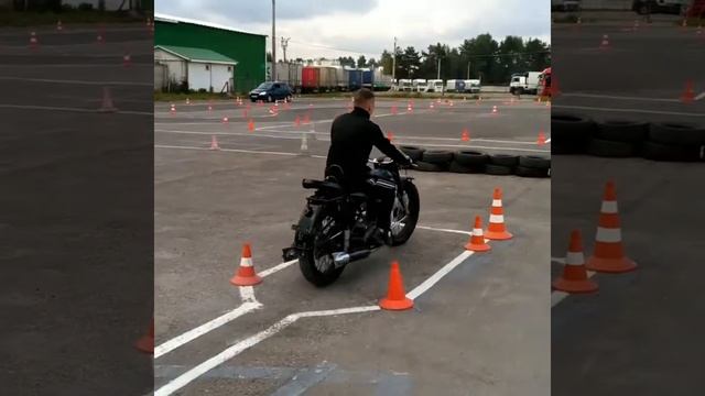 ИЖ56 Категория А площадка упражнение 8ка змейка габаритный коридор Наро-Фоминск смотреть онлайн