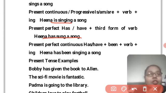 Tenses - English Grammar PART - 4 ( in Hindi & English) смотреть онлайн