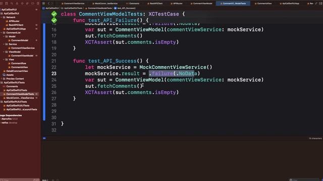 How to test API using Mock in Swift || Test cases in Swift смотреть онлайн