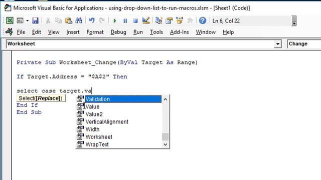 Worksheet Change Event to Run a Macro смотреть онлайн