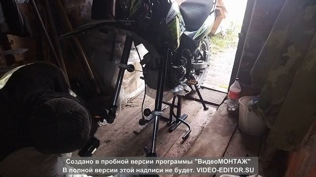 Замена масла в переднем амортизаторе Racer Panther RC300-GY8X. смотреть онлайн