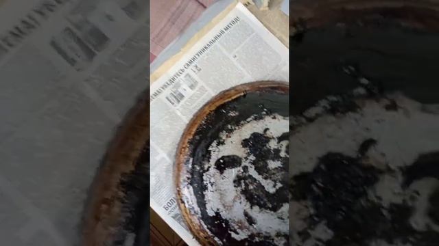 Чистка сковородок от нагара смотреть онлайн