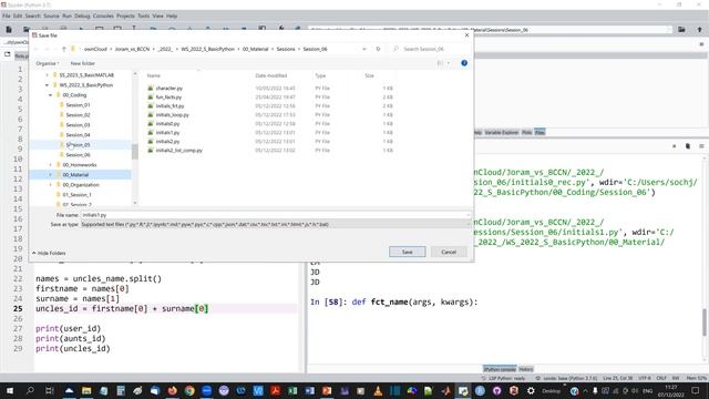 Session 6: "Functions" (Basic Python, WS 22/23) смотреть онлайн