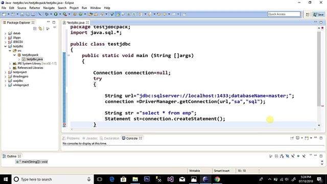 #31 Java Tutorial For Beginners | Database connectivity | JDBC смотреть онлайн
