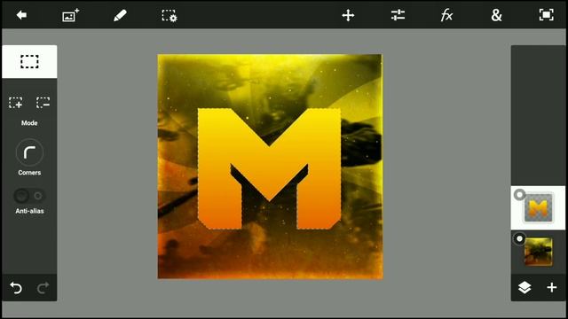 How to make cool Logo/Avi on Android | Ps touch logo tutorial | Mind Graphics смотреть онлайн