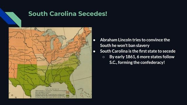 The Election of 1860, Secession, and Fort Sumter Quick Review смотреть онлайн