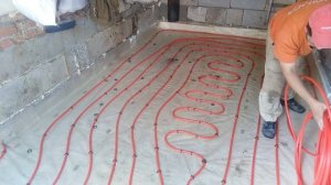 Теплый пол в мастерской своими руками . Бетонные работы и подготовка к ним.