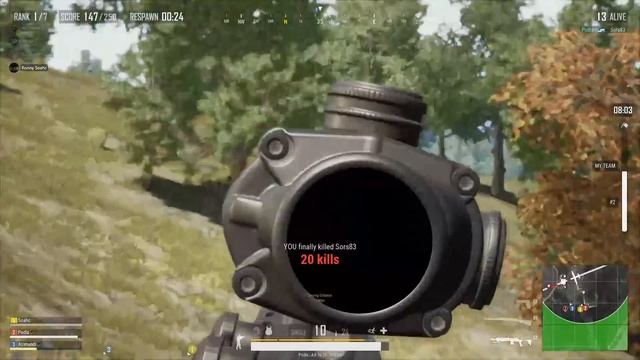 PUBG War Mode | Первая игра на 144ГЦ мониторе. смотреть онлайн
