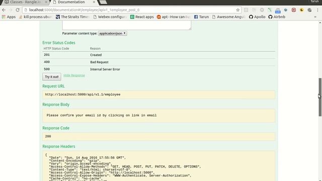 Hapi js | swagger API for routes Testing API routes смотреть онлайн