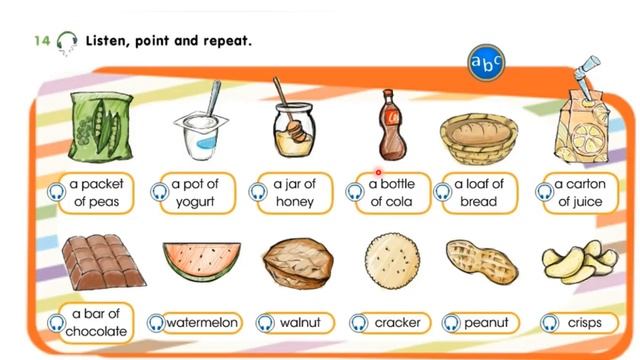 English. 4 grade. Lesson 4. Food and packaging (3 term) смотреть онлайн