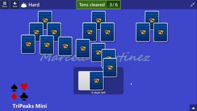 TriPeaks Mini Game #9 | June 8, 2021 Event | Hard смотреть онлайн
