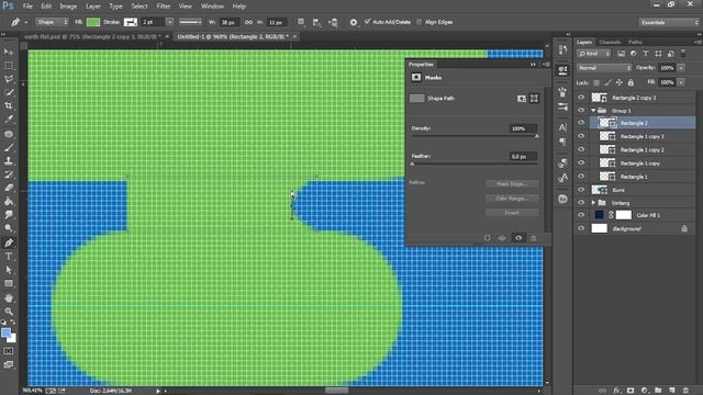 How to make a Flat earth designs | Flat Design Photoshop Tutorial смотреть онлайн