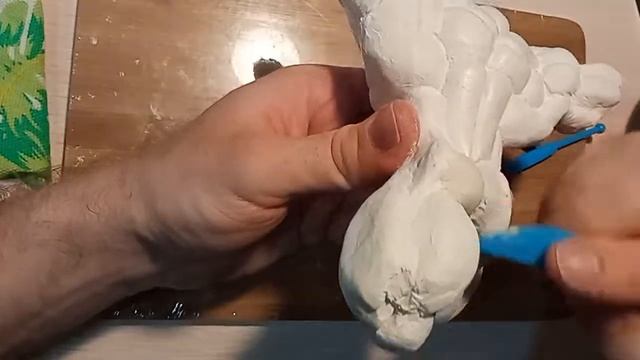 Месим глину #1. Лепим боевую жабу из полимерной глины. Часть 1 смотреть онлайн