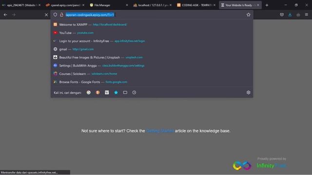 Cara Upload Website Biar Jadi Online dengan FREE Hosting #infinityfree смотреть онлайн