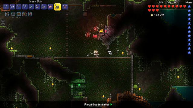 Terraria 1.3 - Hardcore/Expert Mode Summoner Playthrough Part 4: Wall Of Flesh