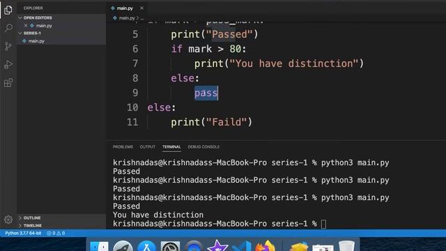 #5 Python In Malayalam | Conditional if/else Statements смотреть онлайн