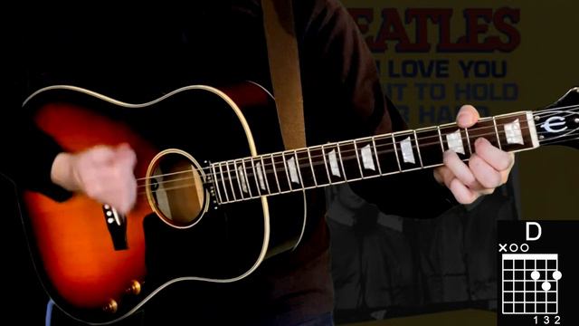 P.S. I Love You | Rhythm Guitar Cover | John's Part Isolated | Chords смотреть онлайн