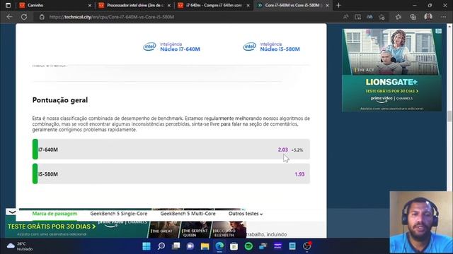 i7 640m vs i5 580m - UPGRADE qual o melhor PROCESSADOR custo benefício da intel de 1ª geração? смотреть онлайн