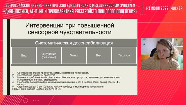 Доклад М.В. Фоминой на конференции по расстройствам пищевого поведения смотреть онлайн