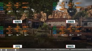 2060 super vs 1660 ti vs 2070 vs 1080 ti Любителям процессоров понравится ;)