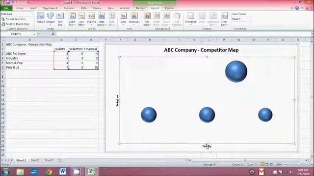 Excel 2010 Bubble Charts смотреть онлайн