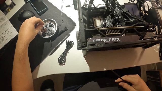 Massive ASUS TUF 3090 ti within tiny Cooler Master NR200P смотреть онлайн