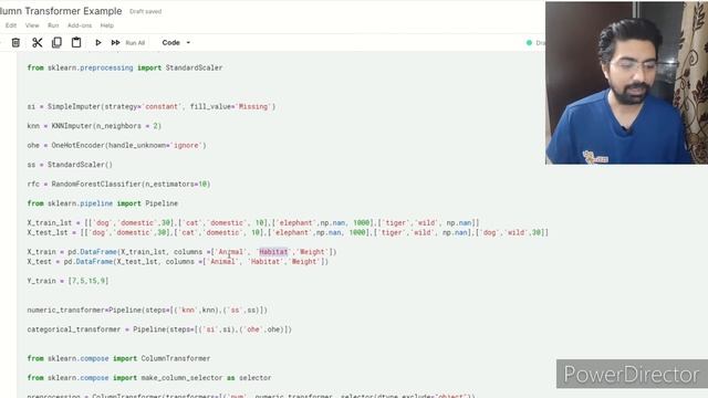 Column Transformer in machine learning | sklearn | TeKnowledGeek смотреть онлайн