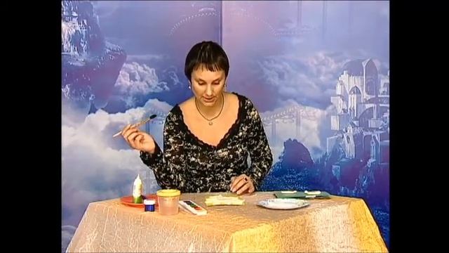 Евгения Евсюкова. Студия "Мастерилка" для деток от 4 до 6 лет. Цветок из ватных дисков. смотреть онлайн