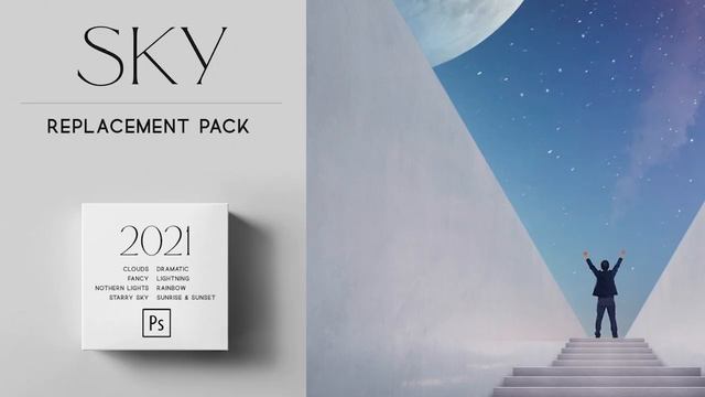 Sky Replacement Pack 2021 for Adobe Photoshop (FREE DOWNLOAD). How to Work. смотреть онлайн