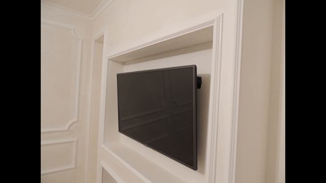 Короб из гипсокартона под камин и ТВ смотреть онлайн