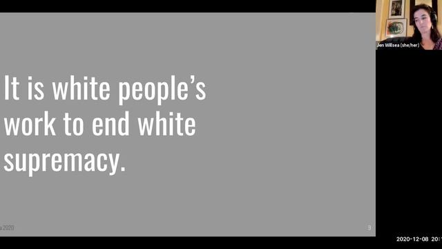 12/8/20 - How to do White Allyship with Jen Willsea смотреть онлайн